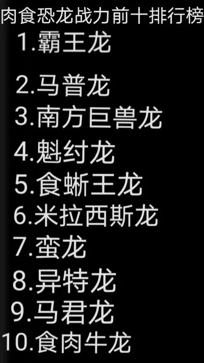 方舟手游最强龙排行榜