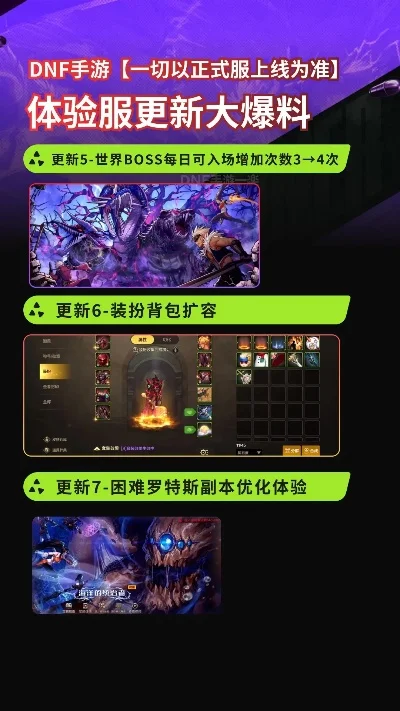 最新dnf手游体验服-DNF手游体验服新版本